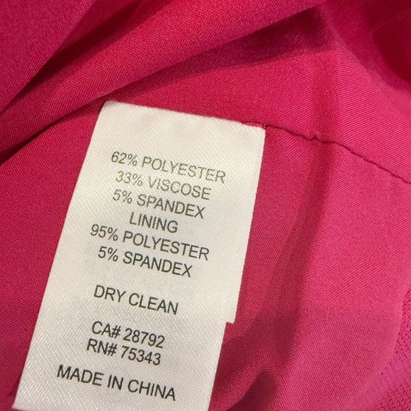 CHRISTIAN LACROIX Button Front‎ Vest in Fuchsia Pink XS Cropped - Picture 5 of 6